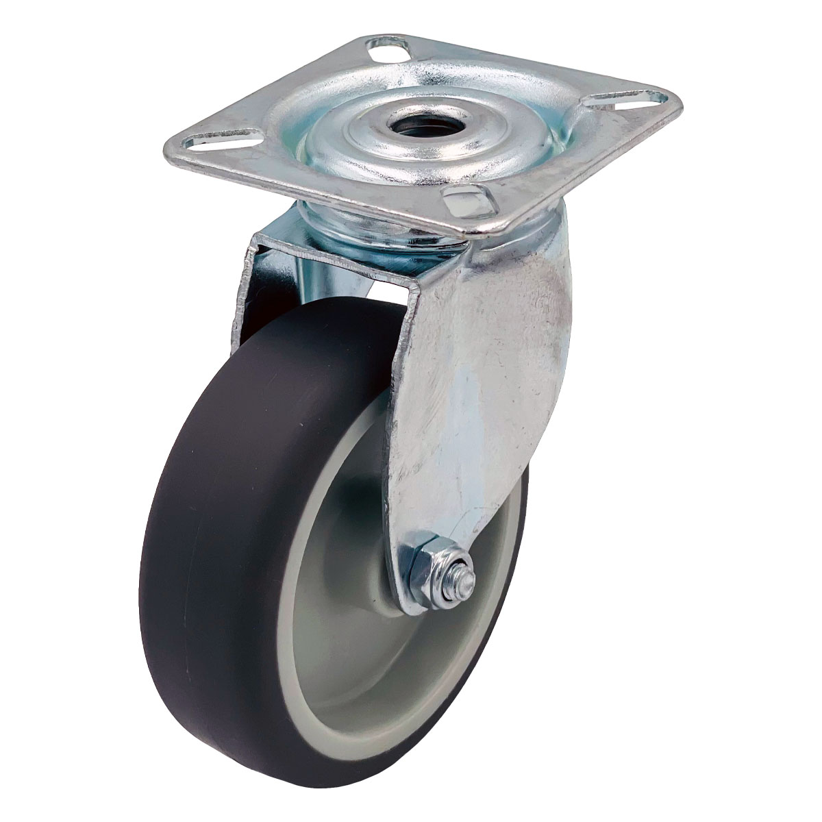 Grey TPR Rubber Castor (PIR-SNB 260 Series)