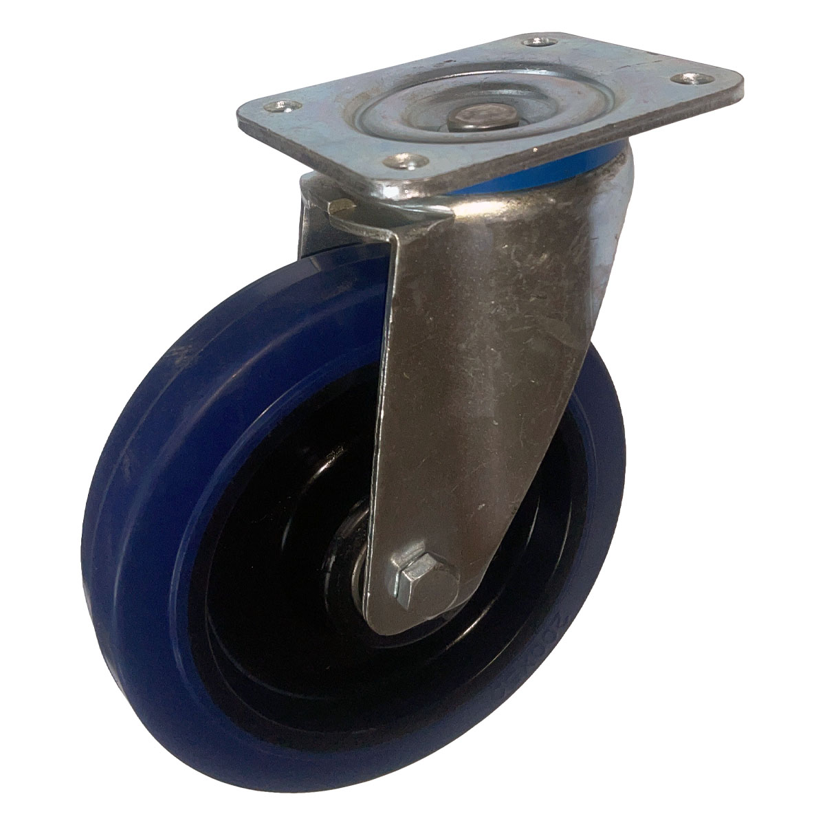 Blue Elastic Rubber Castor (420 Series NGB)