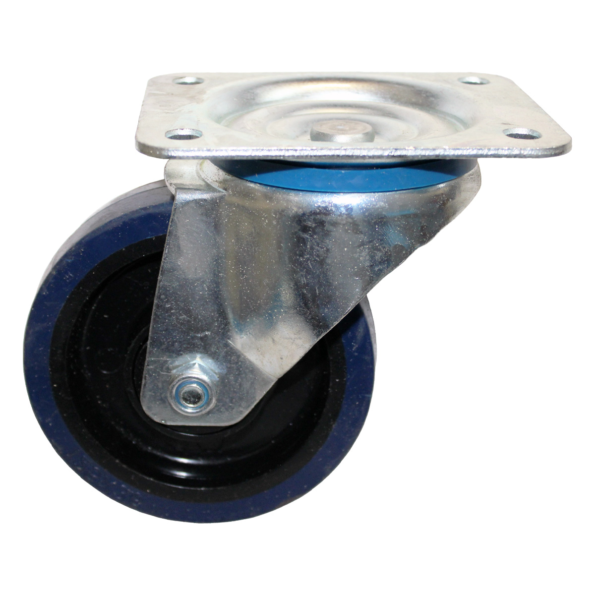 Blue Elastic Rubber Castor (360 Series NGB)