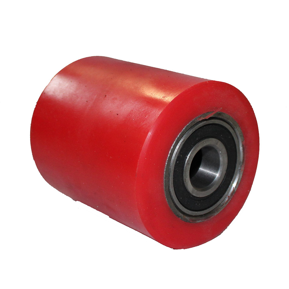 Pallet Truck Series Red PU on CI Spare Wheels (PTB)